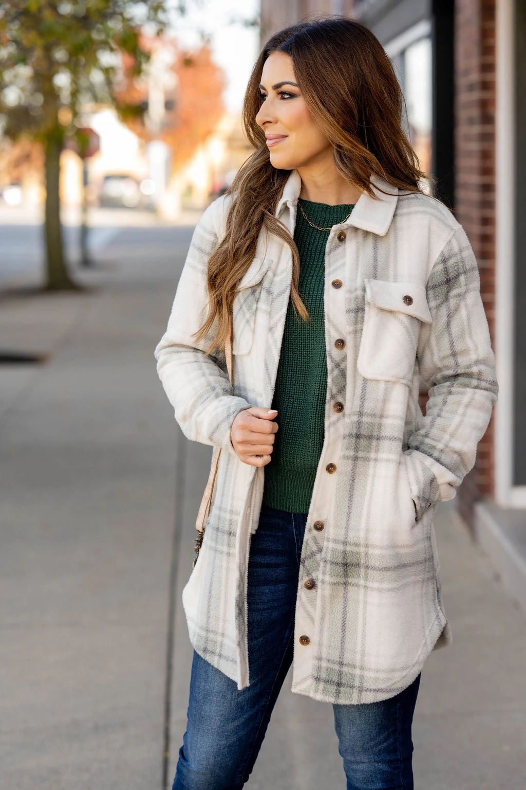 Grace Plaid Tunic Shacket 1 Grace Plaid Tunic Shacket