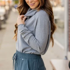 Mid Seam Cowl Neck Sweater Tee 19 Mid Seam Cowl Neck Sweater Tee -Women's Clothing Store mid seam cowl neck sweater tee 281591