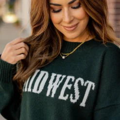 Midwest Ribbed Trim Sweater 31 Midwest Ribbed Trim Sweater -Women's Clothing Store midwest ribbed trim sweater 319202