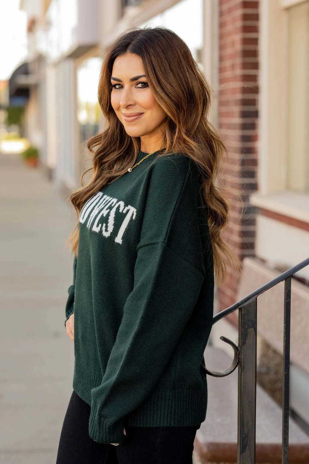 Midwest Ribbed Trim Sweater 15 Midwest Ribbed Trim Sweater - Image 15