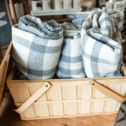 Plaid Throw Blanket -Women's Clothing Store plaid throw blanket 455817