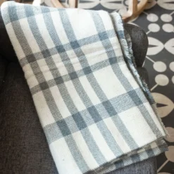 Plaid Throw Blanket