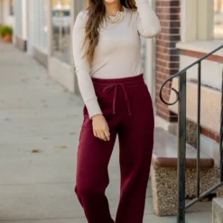 Side Slit Drawstring Sweatpants 38 Side Slit Drawstring Sweatpants -Women's Clothing Store side slit drawstring sweatpants 192877