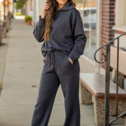 Side Slit Drawstring Sweatpants 33 Side Slit Drawstring Sweatpants -Women's Clothing Store side slit drawstring sweatpants 199862