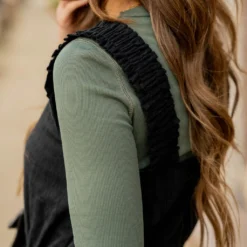 Subtle Textured Ruched Strap Jumpsuit -Women's Clothing Store subtle textured ruched strap jumpsuit 829103