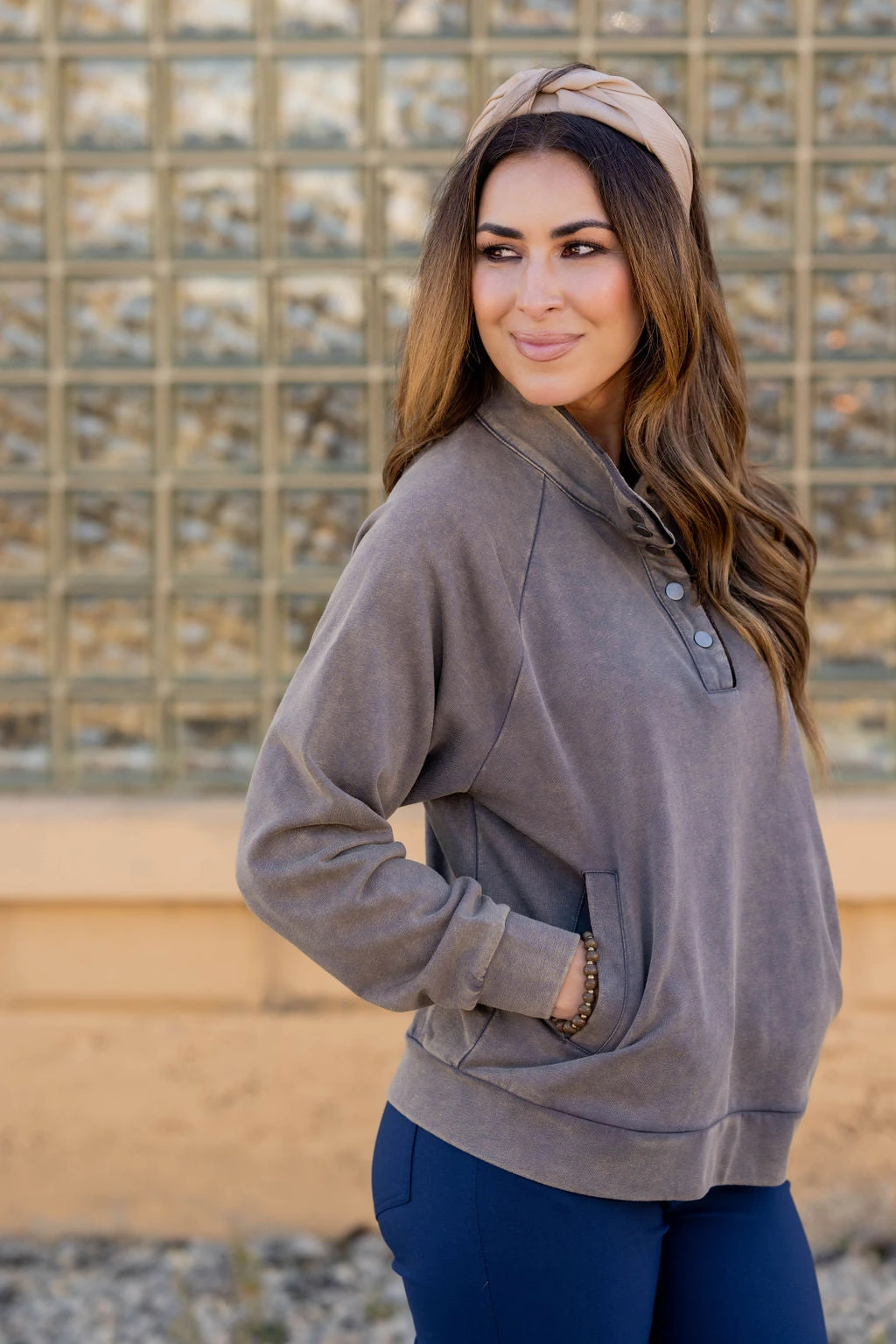 Velvet Trim Pullover 11 Velvet Trim Pullover - Image 11