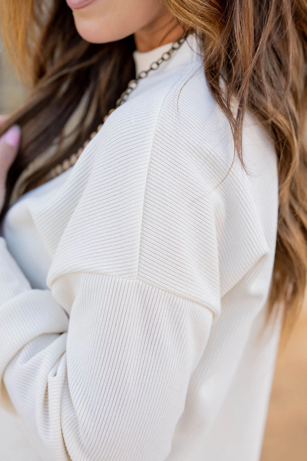 Simple Knit Mock Neck Sweater 5 Simple Knit Mock Neck Sweater - Image 5