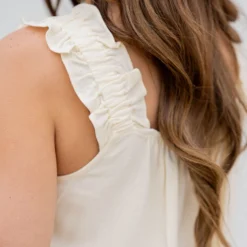 Button Accented Ruched Strap Tank 34 Button Accented Ruched Strap Tank -Women's Clothing Store untitled 0095 7fdd4897 4583 43d3 b219 f1ffa085b490