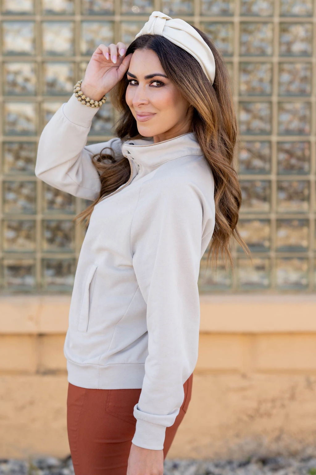 Velvet Trim Pullover 16 Velvet Trim Pullover - Image 16