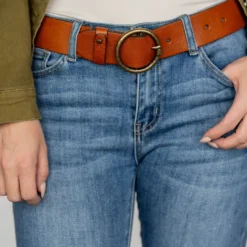 Pip Cognac Belt -Women's Clothing Store untitled 0168