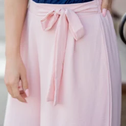 Wide Leg Tie Pants -Women's Clothing Store untitled 0180