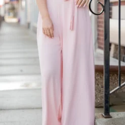 Wide Leg Tie Pants -Women's Clothing Store untitled 0186 d53027c0 9cfb 406c 8691 ac66e1c240e2