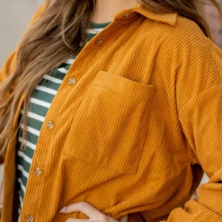 Heavily Corded Shacket 27 Heavily Corded Shacket -Women's Clothing Store untitled 0230