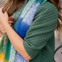 Bold Textured 3/4 Sleeve Dress -Women's Clothing Store untitled 0249 8e9b15e2 90b4 4e71 8bff 1527e177f56f