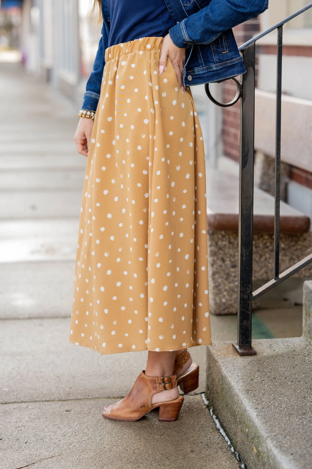Midi Dot Skirt 15 Midi Dot Skirt - Image 15