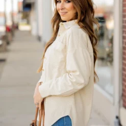 Heavily Corded Shacket 32 Heavily Corded Shacket -Women's Clothing Store untitled 0347