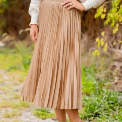 Classic Accordion Midi Skirt -Women's Clothing Store untitled 0371