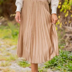 Classic Accordion Midi Skirt -Women's Clothing Store untitled 0375