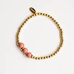 Bel Koz Simple Clay Gold Bracelet