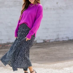 Daisies Button Accented Maxi Skirt 14 Daisies Button Accented Maxi Skirt -Women's Clothing Store untitled 0446