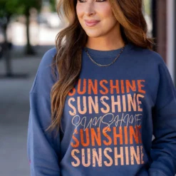 Sunshine Graphic Crewneck -Women's Clothing Store untitled 0451 1954ddf6 7ed3 4c77 a738 eb6e68c9555b