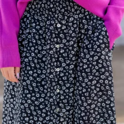 Daisies Button Accented Maxi Skirt 16 Daisies Button Accented Maxi Skirt -Women's Clothing Store untitled 0455