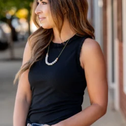 Lightly Ribbed Ruched Ruffle Trim Tank 20 Lightly Ribbed Ruched Ruffle Trim Tank -Women's Clothing Store untitled 0467 74d56317 5fe2 4e42 807a f5bab1c6e4c9