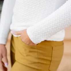 Uniquely Textured Gathered Shoulder Tee -Women's Clothing Store untitled 0497 6af57609 93fa 4a8b b17c f5d034d228a6