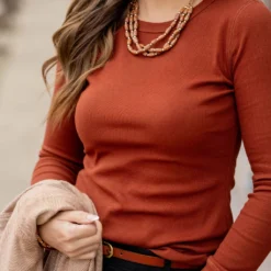 Classic Long Sleeve Tee -Women's Clothing Store untitled 0526