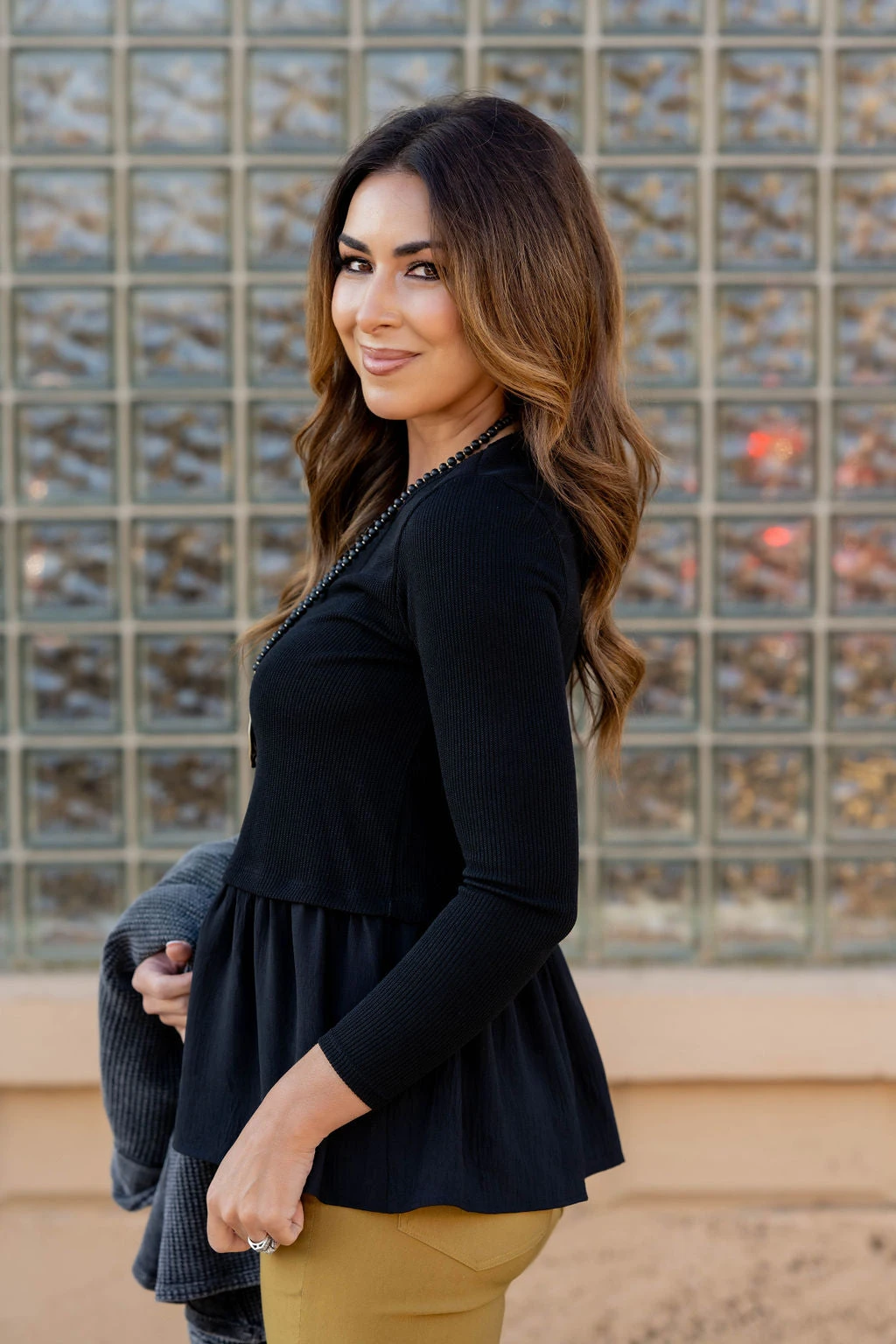 Blouse Bottom Sweater Tee 2 Blouse Bottom Sweater Tee - Image 2