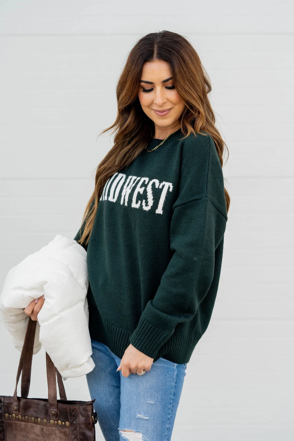 Midwest Ribbed Trim Sweater 17 Midwest Ribbed Trim Sweater - Image 17