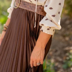 Classic Accordion Midi Skirt -Women's Clothing Store untitled 0585