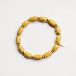 Bel Koz Elongated Clay Bead Bracelet -Women's Clothing Store untitled 0614 738386