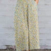 Wild Blooms Button Accented Maxi Skirt
