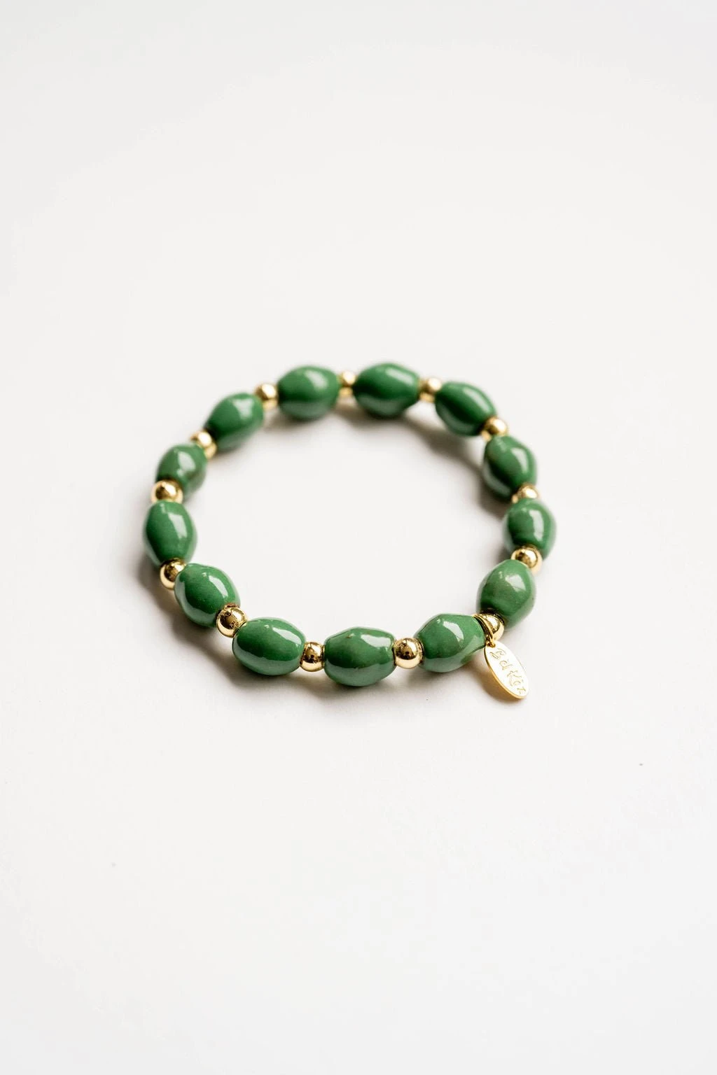 Bel Koz Oval Clay Bead Bracelet 3 Bel Koz Oval Clay Bead Bracelet - Image 3