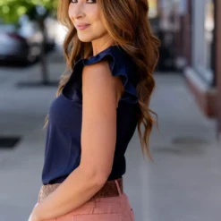 Classic V-Neck Flutter Tank -Women's Clothing Store untitled 0687 e7a1b43a 10ca 45d7 a709 75c5c60e52a7