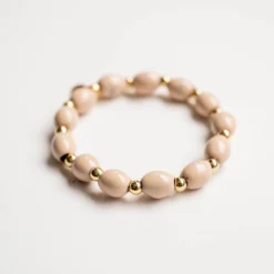 Bel Koz Oval Clay Bead Bracelet 10 Bel Koz Oval Clay Bead Bracelet -Women's Clothing Store untitled 0702 128730