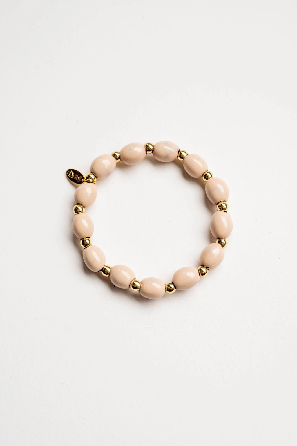Bel Koz Oval Clay Bead Bracelet 6 Bel Koz Oval Clay Bead Bracelet - Image 6