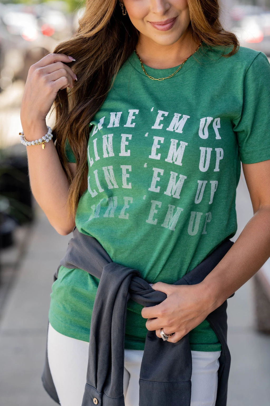Line 'Em Up Graphic Tee 5 Line 'Em Up Graphic Tee - Image 5