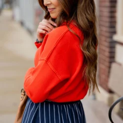 Raw Stitched Side Slit Sweater 29 Raw Stitched Side Slit Sweater -Women's Clothing Store untitled 0775 b02a0beb 3c93 4e8d 9f36 79e1b850d76b