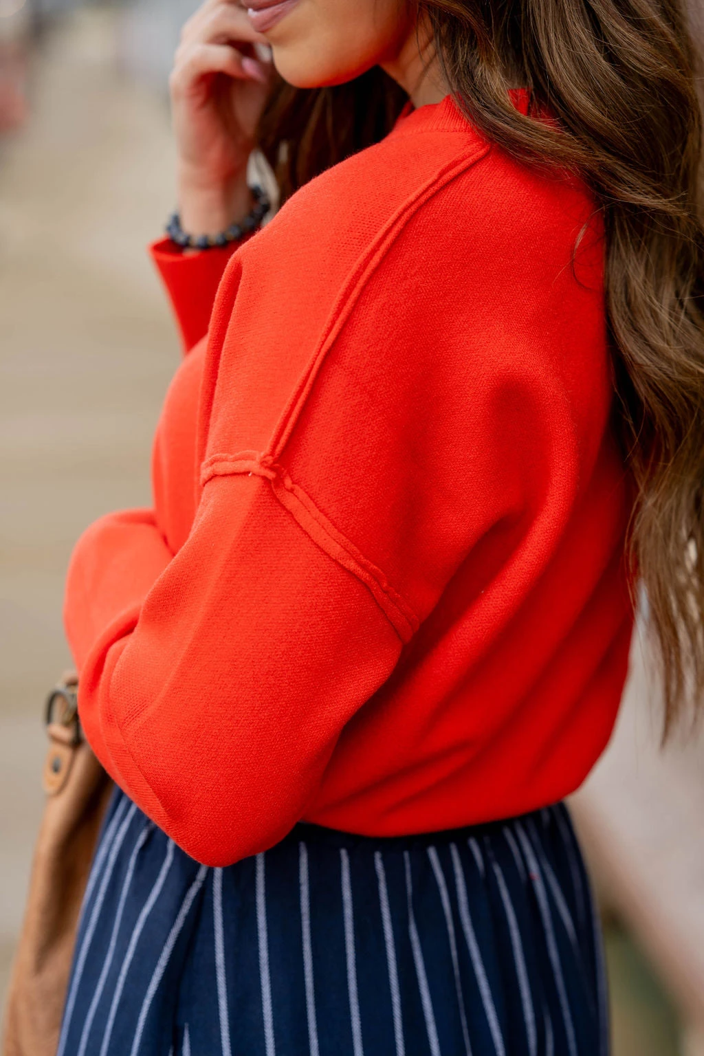 Raw Stitched Side Slit Sweater 11 Raw Stitched Side Slit Sweater - Image 11