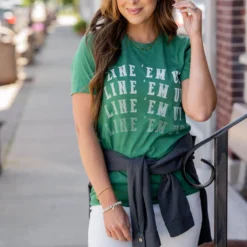 Line 'Em Up Graphic Tee