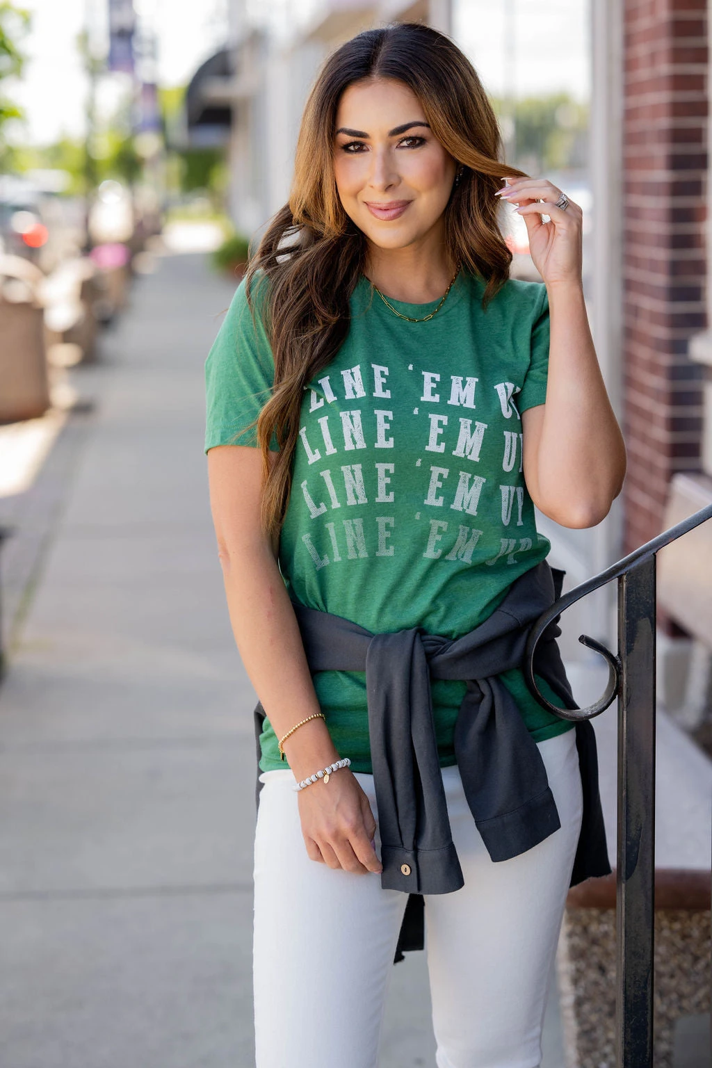 Line 'Em Up Graphic Tee 1 Line 'Em Up Graphic Tee