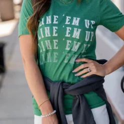Line 'Em Up Graphic Tee 13 Line 'Em Up Graphic Tee -Women's Clothing Store untitled 0779