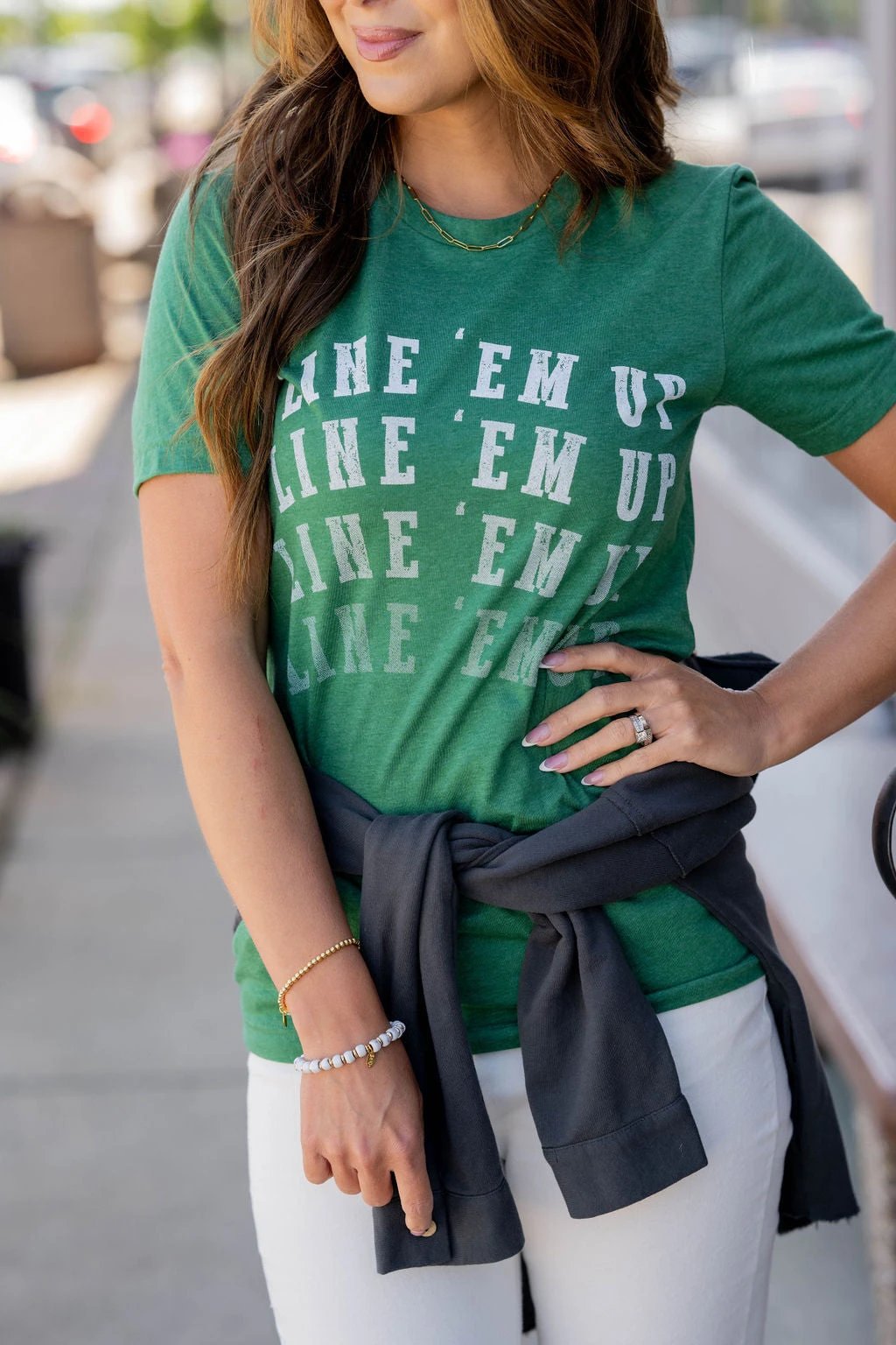 Line 'Em Up Graphic Tee 6 Line 'Em Up Graphic Tee - Image 6