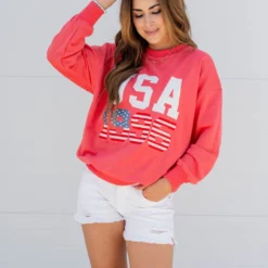 USA 1996 Graphic Crewneck -Women's Clothing Store untitled 0912 ef83b577 149a 4d31 837d 5ab2d4df46e4