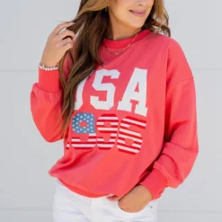 USA 1996 Graphic Crewneck -Women's Clothing Store untitled 0914 a362d62a 8fa8 4ea1 9f02 9878fb006021