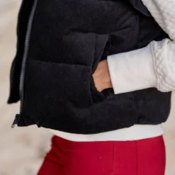 Flutter Trim Puffer Vest -Women's Clothing Store untitled 0956 9629dbca 59bc 4618 8b00 77c478479ef7