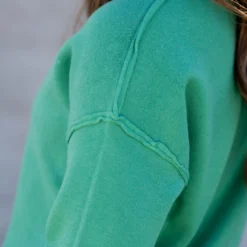 Raw Stitched Side Slit Sweater 33 Raw Stitched Side Slit Sweater -Women's Clothing Store untitled 0972