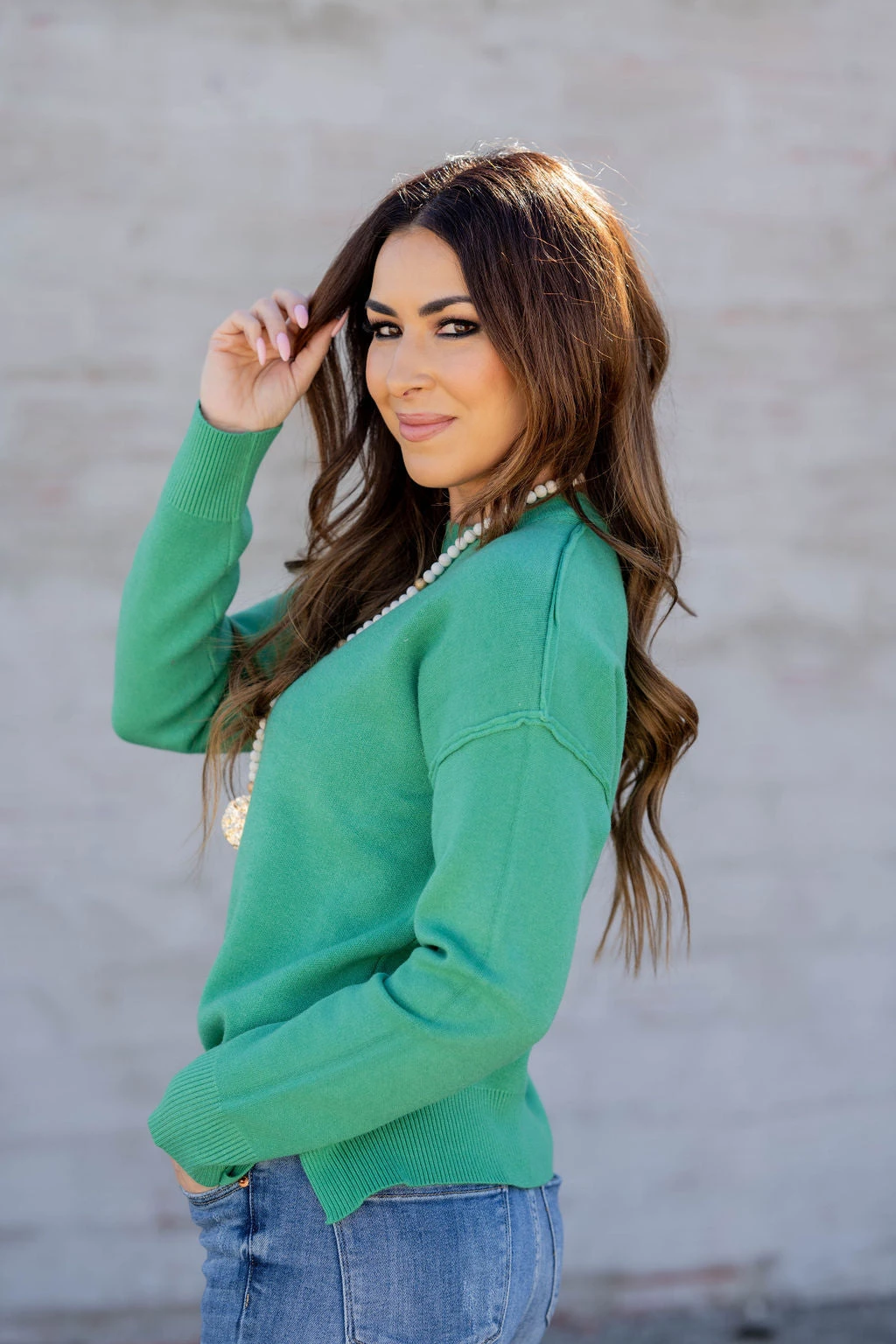 Raw Stitched Side Slit Sweater 15 Raw Stitched Side Slit Sweater - Image 15